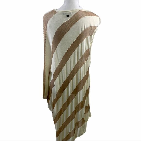 Rudsak Asymmetrical Knit Striped Dress XS/S - Picture 2 of 11
